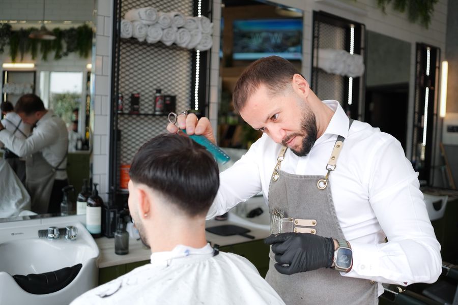 The Axe Club Barbers — photograph 11 by Andrew Recchia